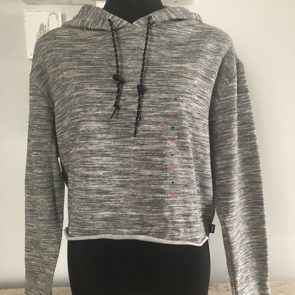VS Pink Cropped Hoodie